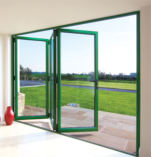 aluminium bifolding door