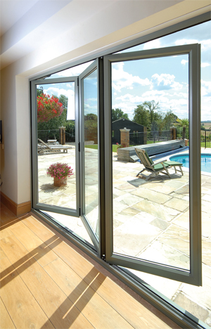 aluminium bifolding door